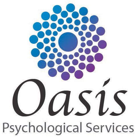 A logo of oasis psychological services